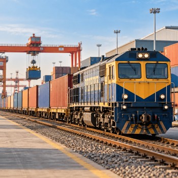 Reliable railway cargo shipment and freight transportation